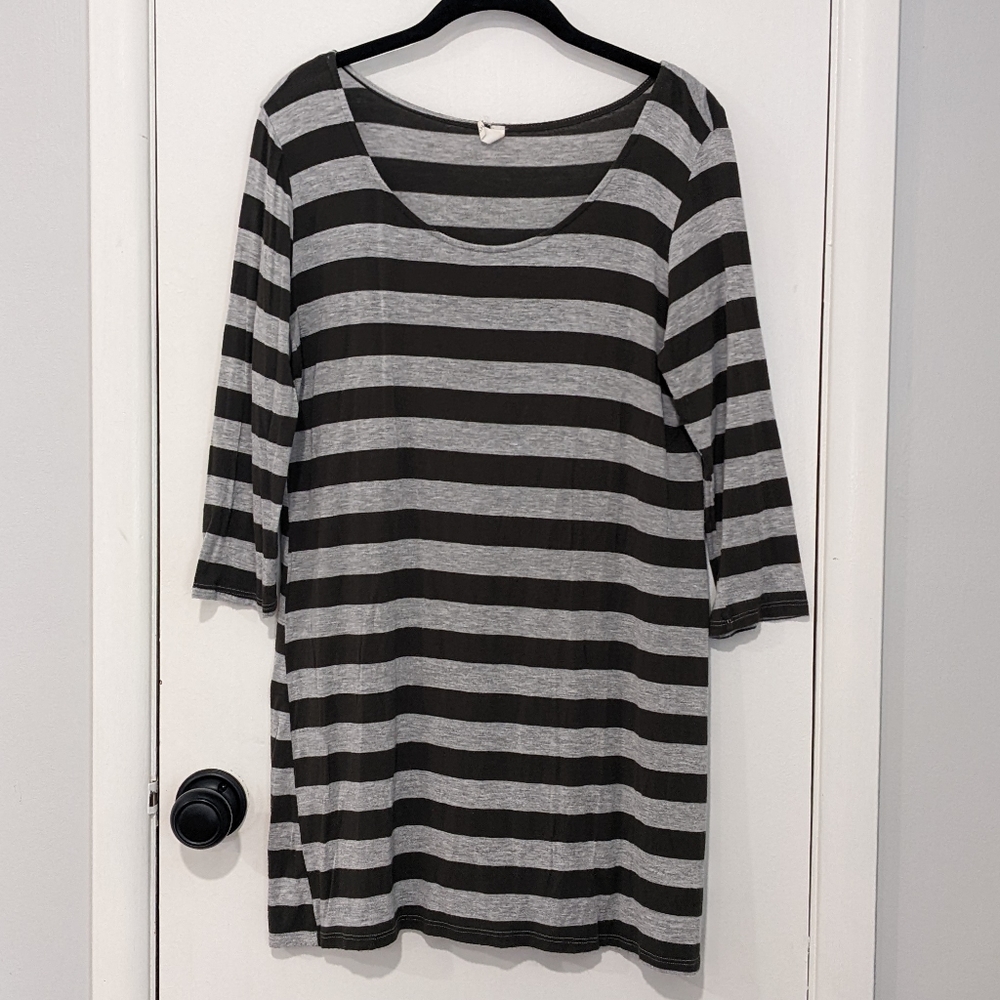 Pinkblush Long Striped Top